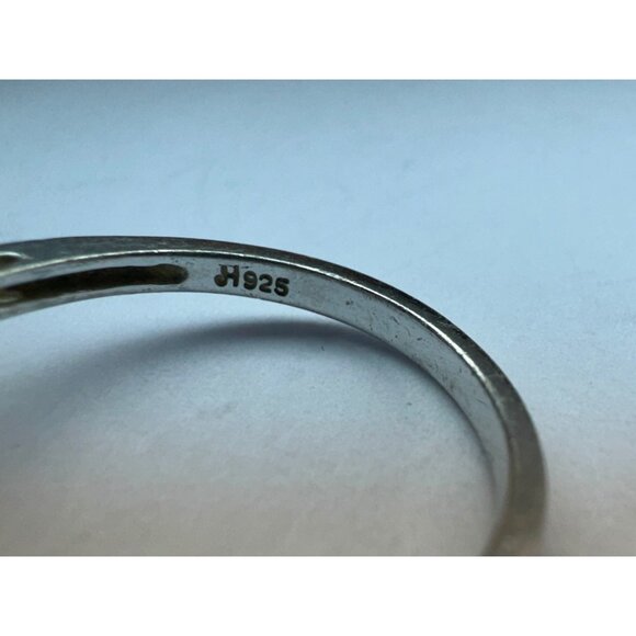 Estate Sterling Silver 925 Ring Size 7 Vintage Solid Band Classic Design - Picture 10 of 11